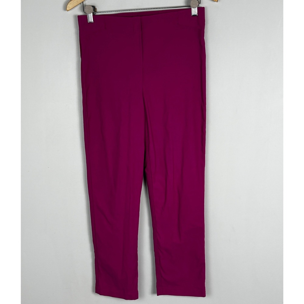 Joseph‎ Ribkoff Canada Pink Elastic Waist Pants Womens Size 8 Pull On Trousers